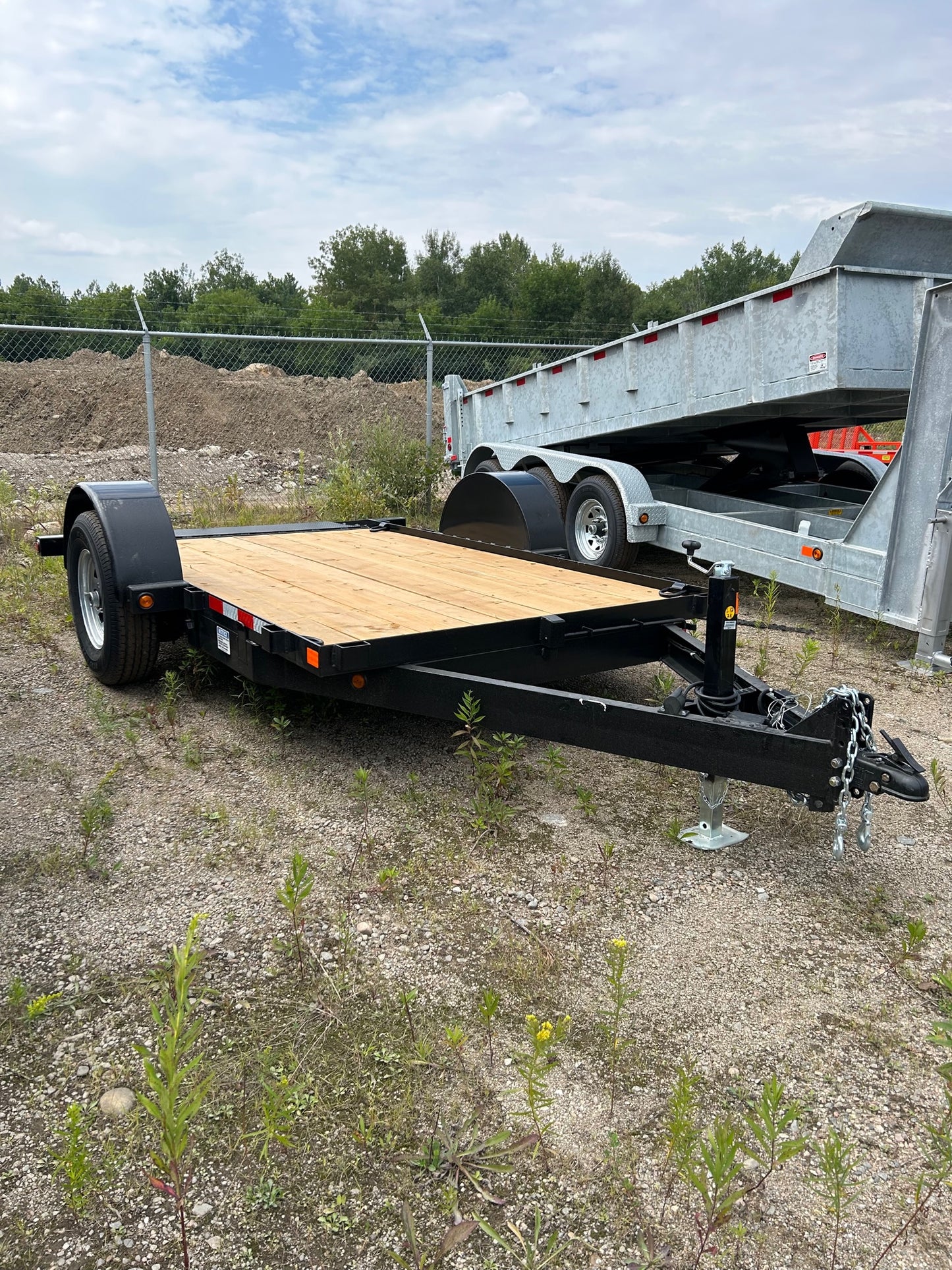 2023 CANADA TRAILERS TL612-7K Silngle Axle Tiltbed Trailer 6x12ft 7000lbs GVWR #56725