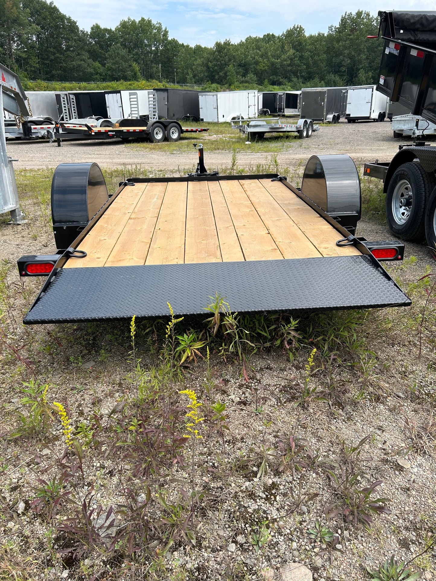 2023 CANADA TRAILERS TL612-7K Silngle Axle Tiltbed Trailer 6x12ft 7000lbs GVWR #56725