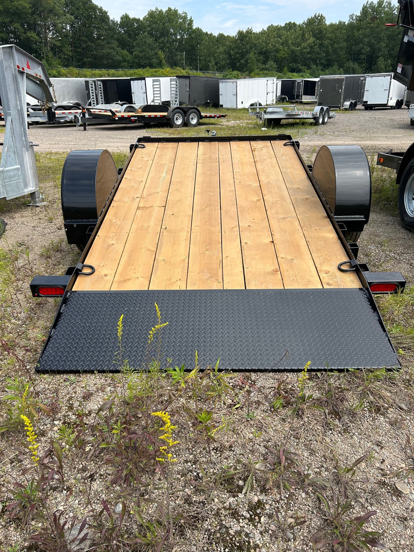 2023 CANADA TRAILERS TL612-7K Silngle Axle Tiltbed Trailer 6x12ft 7000lbs GVWR #56725