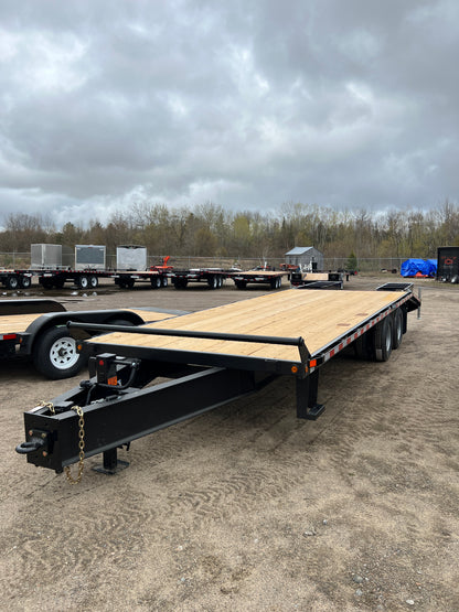 2023 CANADA TRAILERS BT25-24KD Beavertail Pintle Deckover 8.5x25ft 24000lbs GVWR #55358