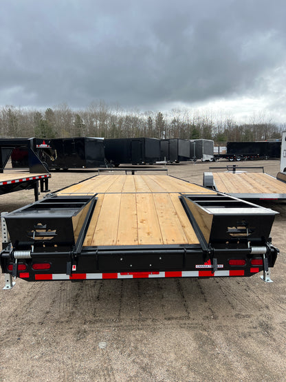 2023 CANADA TRAILERS BT25-24KD Beavertail Pintle Deckover 8.5x25ft 24000lbs GVWR #55358