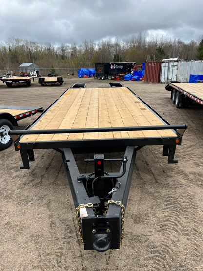 2023 CANADA TRAILERS BT25-24KD Beavertail Pintle Deckover 8.5x25ft 24000lbs GVWR #55358