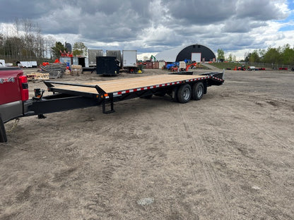 2023 CANADA TRAILERS BT25-24KD Beavertail Pintle Deckover 8.5x25ft 24000lbs GVWR #55358