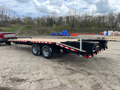 2023 CANADA TRAILERS BT25-24KD Beavertail Pintle Deckover 8.5x25ft 24000lbs GVWR #55358