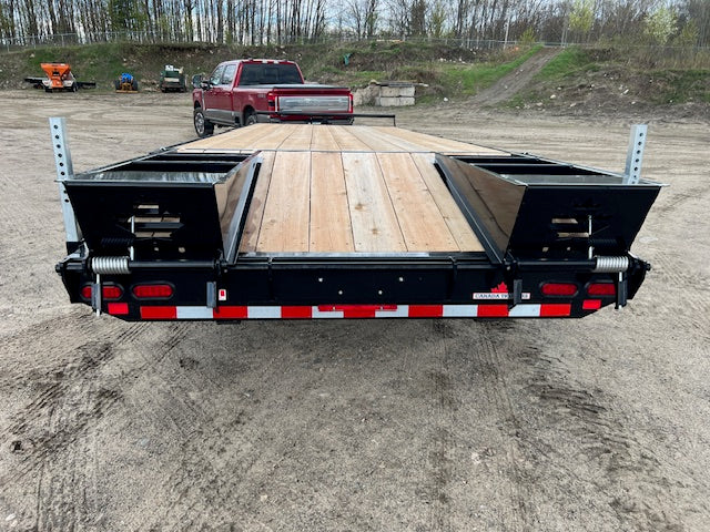 2023 CANADA TRAILERS BT25-24KD Beavertail Pintle Deckover 8.5x25ft 24000lbs GVWR #55358