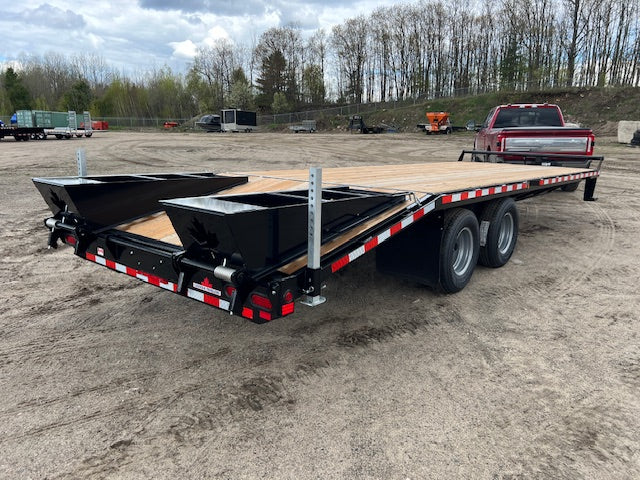 2023 CANADA TRAILERS BT25-24KD Beavertail Pintle Deckover 8.5x25ft 24000lbs GVWR #55358