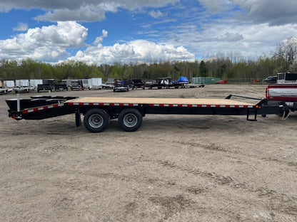 2023 CANADA TRAILERS BT25-24KD Beavertail Pintle Deckover 8.5x25ft 24000lbs GVWR #55358