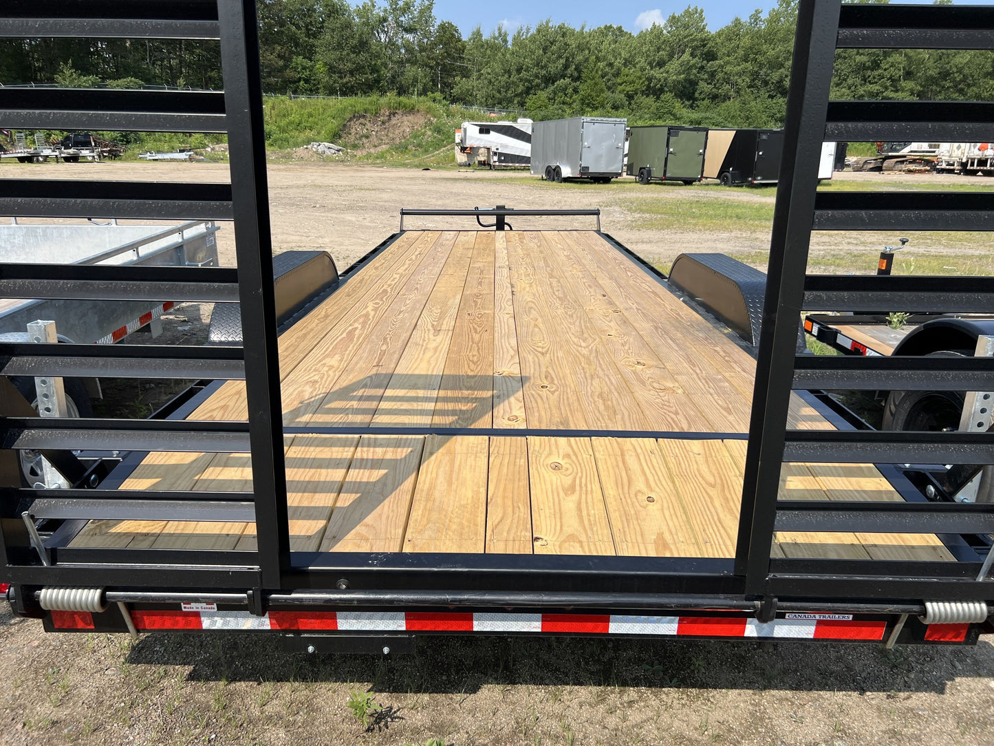 2025 Car Hauler Trailer w/ Powder Coat (CE722-14K), 22'x17', GVWR: 14,000lbs, #64720