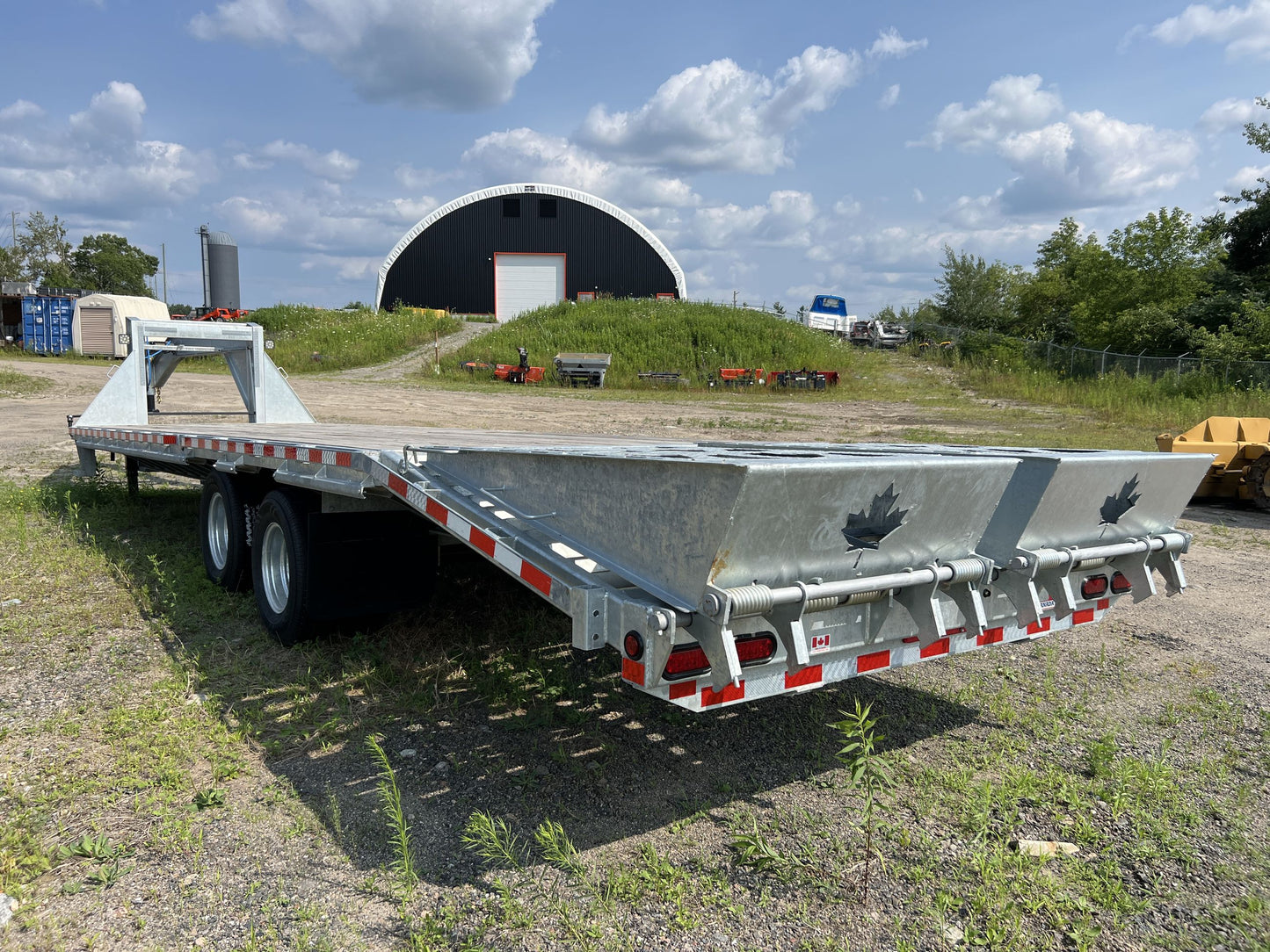 2024 Galvanized Gooseneck Float (GNFT30-24KD), 8' by 30', GVWR: 25,920lbs, #62217
