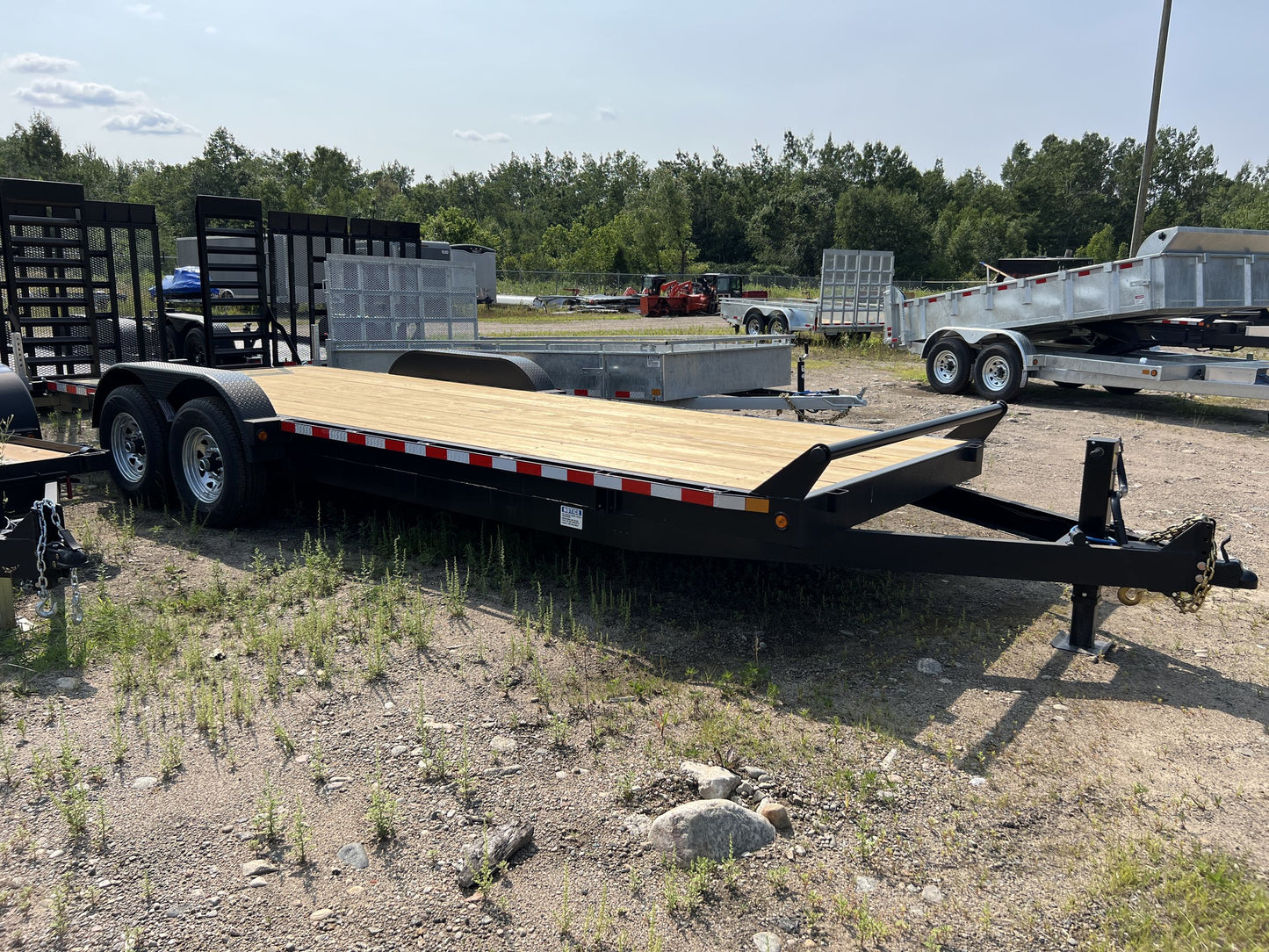 2025 Car Hauler Trailer w/ Powder Coat (CE722-14K), 22'x17', GVWR: 14,000lbs, #64720